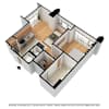 3D Furnished