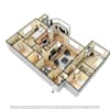 3D Furnished