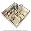 3D Furnished