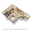 3D Furnished