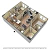 3D Furnished