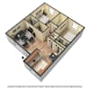 3D Furnished