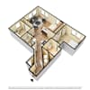 3D Furnished