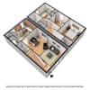 3D Furnished