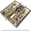 3D Furnished