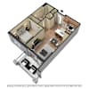 3D Furnished
