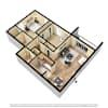 3D Furnished