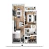 3D Furnished