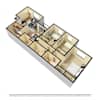3D Furnished