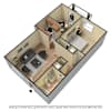 3D Furnished