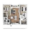 3D Furnished