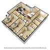 3D Furnished