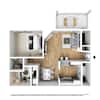 3D Furnished