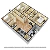 3D Furnished