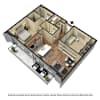 3D Furnished