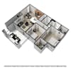 3D Furnished