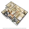 3D Furnished