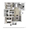 3D Furnished