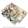 3D Furnished