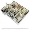 3D Furnished