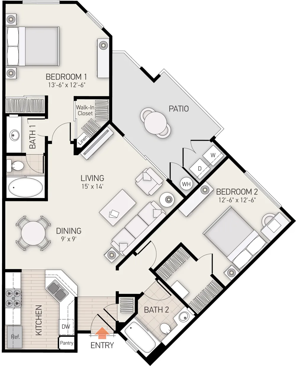 Santa Rosa - 500 Cardiff | Irvine, CA Apartments for Rent | Rent.