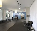 gym featuring tile flooring, 1001 @ Waterfront