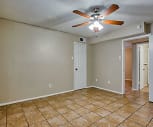 tiled empty room featuring a ceiling fan, Ventana Ridge