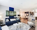 living room featuring parquet floors, Regent's Park