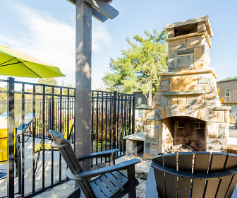 balcony featuring a fireplace, Ascent at Signal Mountain