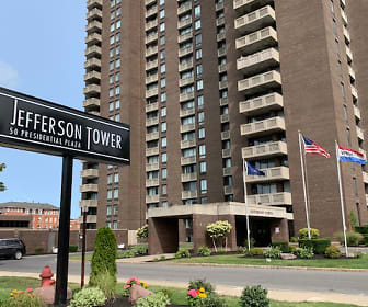 Jefferson Tower Apartments, Danforth Middle School, Syracuse, NY