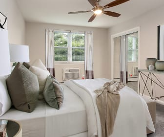bedroom featuring natural light and a ceiling fan, 7400 Roosevelt.