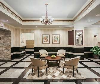 community lobby featuring a chandelier, The Uptown Regency