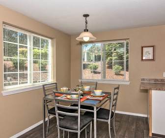 dining area featuring a wealth of natural light and hardwood floors, Willamette Park I & II