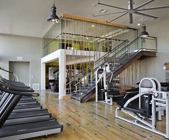 gym with hardwood flooring, Olympus Corsair