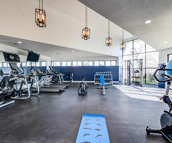 gym with TV, Deercross Apartments