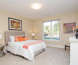 bedroom featuring carpet and natural light, The Point at Hudson