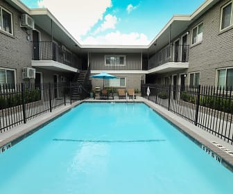view of swimming pool, 220 West Alabama Street Apartments