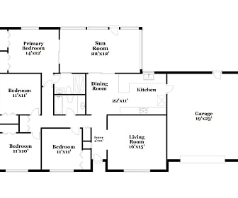 Floor Plan, 124 Sunset Dr