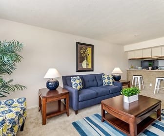 living room with carpet, Fishermans Village Apartments