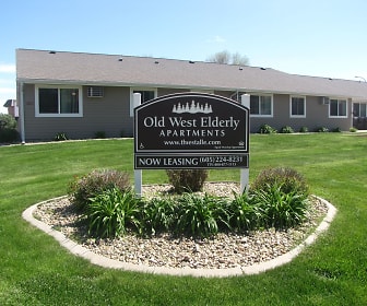 view of community sign, Old West Apartments