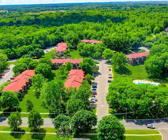 birds eye view of property, Old Farm Apartments