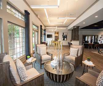 community lobby featuring abundant sunlight and TV, North Park Estates
