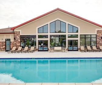 view of pool, The Trilogy Apartments