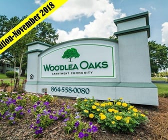 view of community / neighborhood sign, Woodlea Oaks