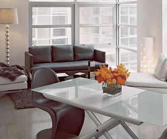 living room with abundant sunlight, The DeSoto