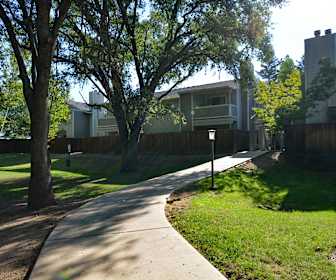 view of home's community featuring a yard, Creekside Colony