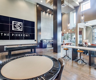 lobby with parquet floors and natural light, The Pierpont