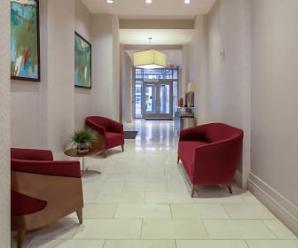 lobby featuring natural light and tile floors, The Veridian