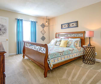 carpeted bedroom with natural light, Sherwood Station