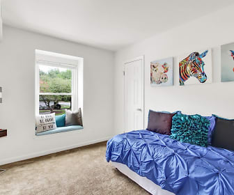 carpeted bedroom featuring natural light, Kings Grant Landing